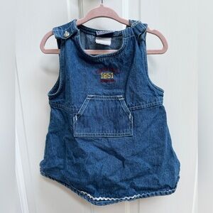 Red Oak Sportswear 2T Denim Florida State Seminoles Tank Top College Dress